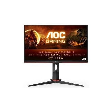 AOC Gaming C24G2AE/BK 24" Full HD Monitor - 165Hz, HDMI & DisplayPort - Ultimate Gaming Experience!
